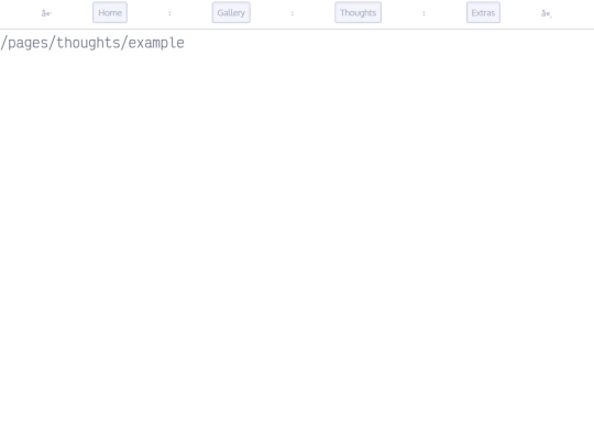 pages/thoughts/thoughtsExample screenshot