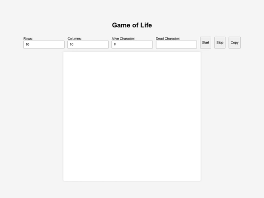 Game of Life screenshot