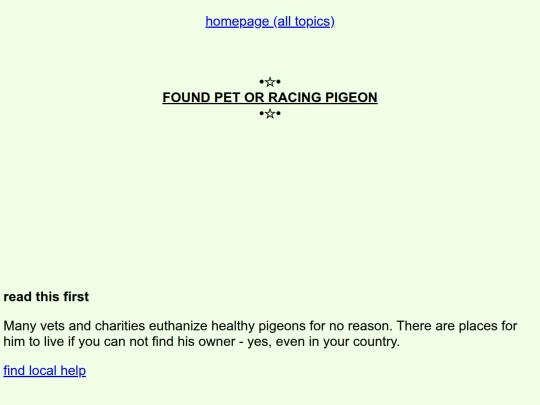foundpigeon screenshot