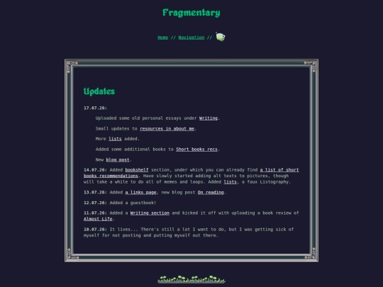 updatelog screenshot