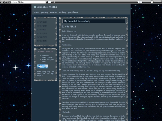 Writings screenshot
