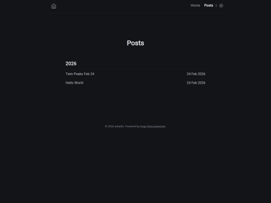posts/page/1 screenshot