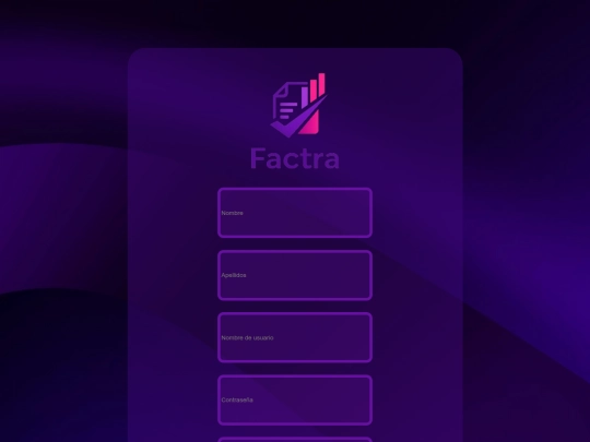 Factra/formulario screenshot