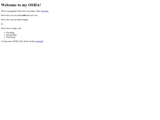personalPages/OSHA screenshot