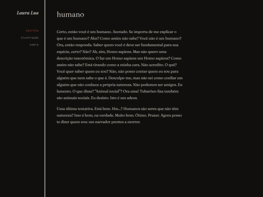 escrita/humano screenshot