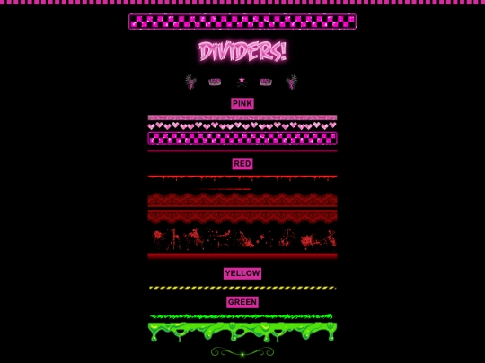 dividers screenshot