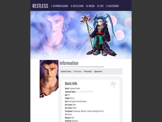 info screenshot