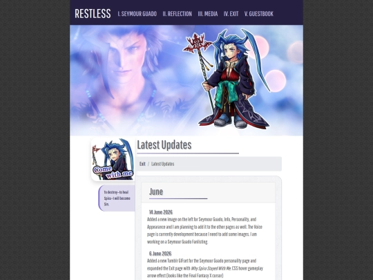 updates screenshot