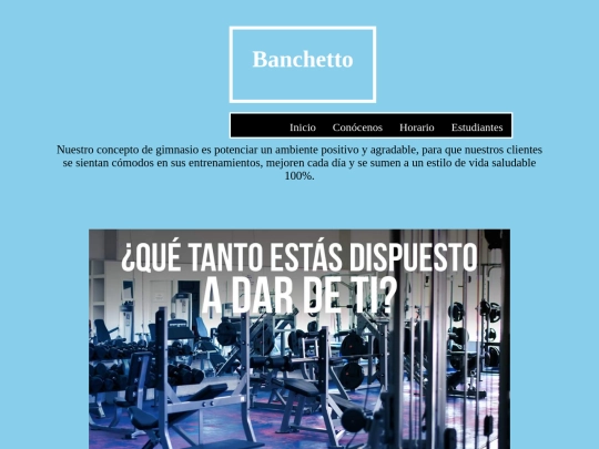 Conócenos screenshot