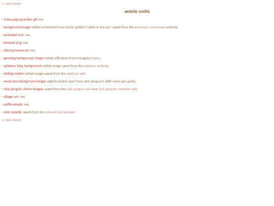 credits screenshot