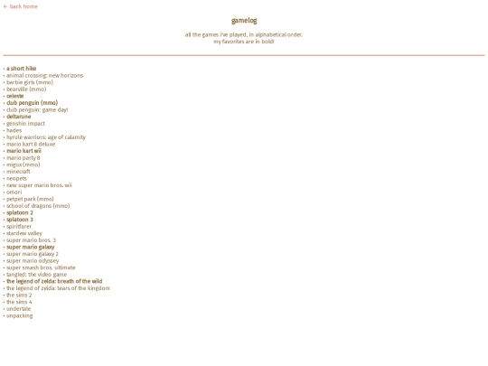 gamelog screenshot