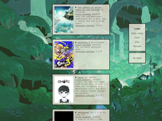oldgamelog screenshot