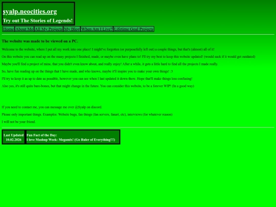 index screenshot