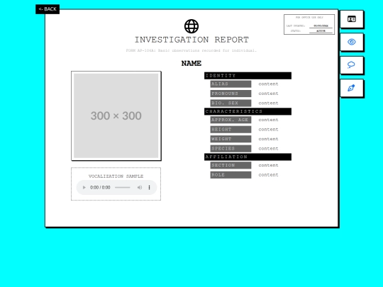 pages/CHARACTER PAGE TEMPLATE screenshot