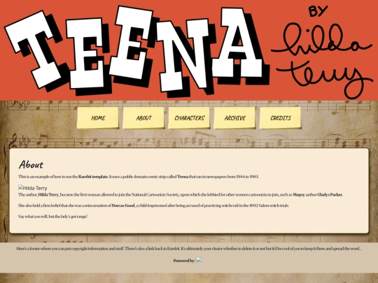 pages/about screenshot