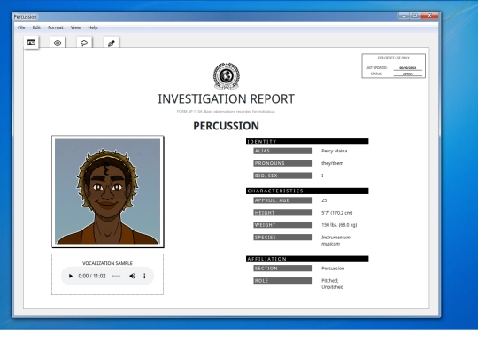 pages/characters/percussion screenshot