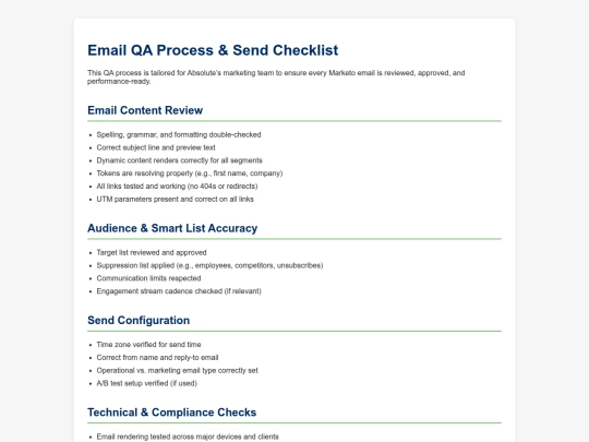 Email-Execution-QA-Process screenshot
