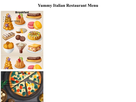 Restaurant screenshot