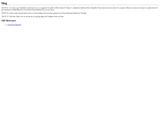 blog screenshot