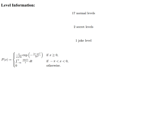 information screenshot