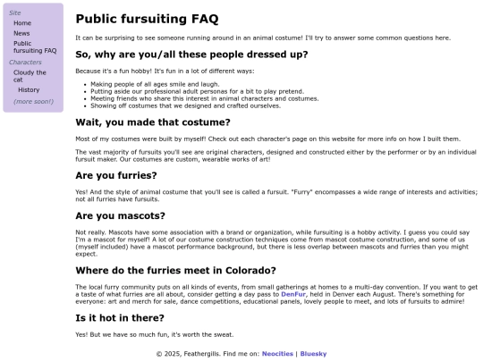 faq screenshot