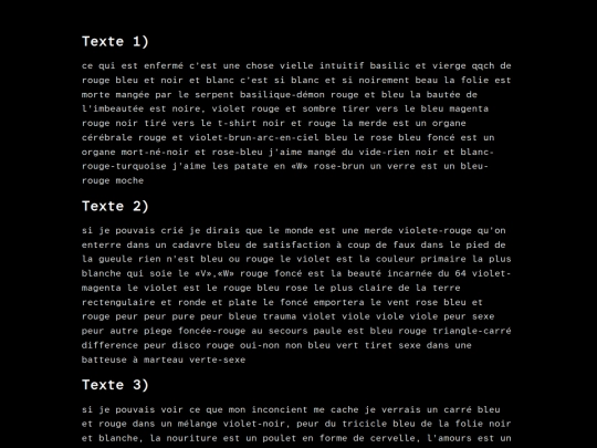 texte/jsp screenshot