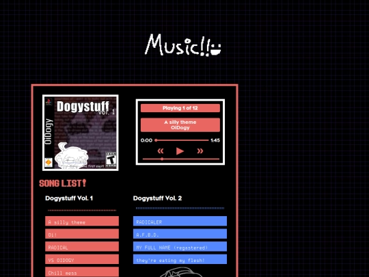 music screenshot