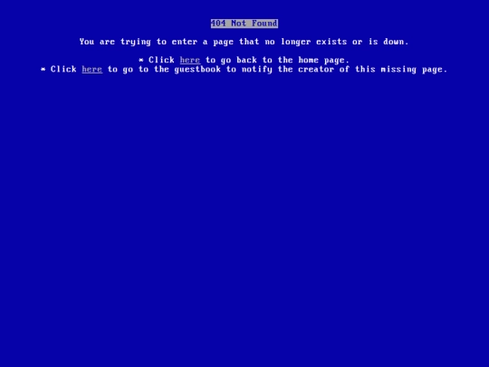 not_found screenshot