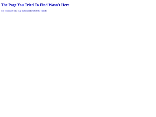 not_found screenshot
