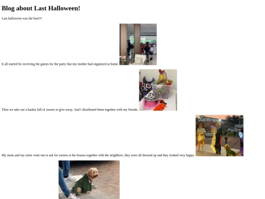 blog screenshot