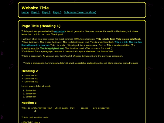 index screenshot