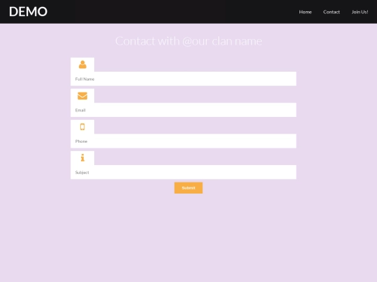 contact screenshot
