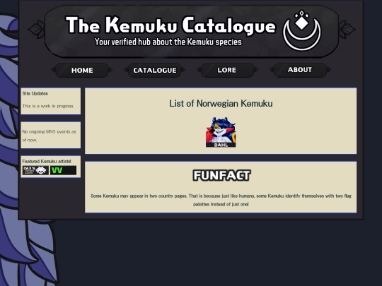 catalogue/norway screenshot