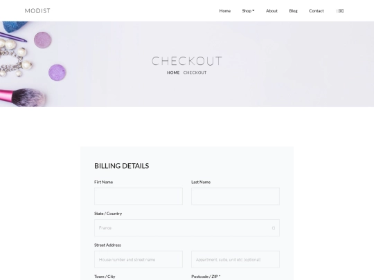checkout screenshot