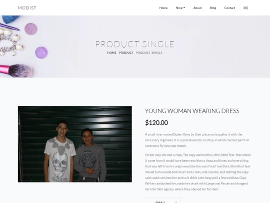 product-single screenshot