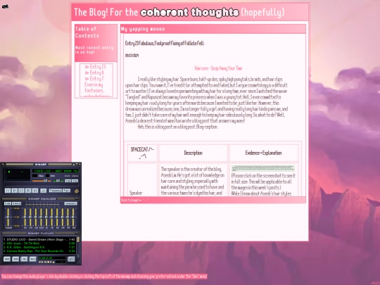 blog screenshot