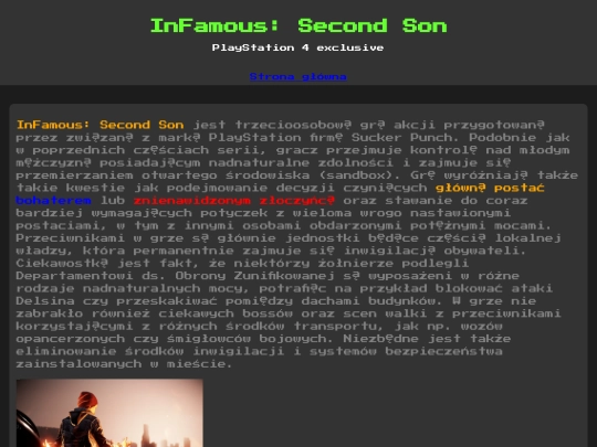 infamous screenshot