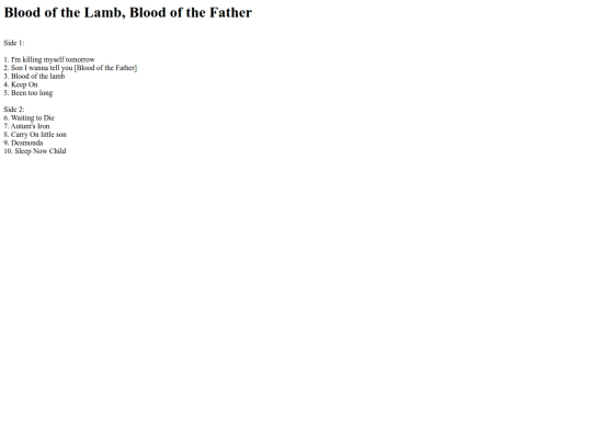 Music/BloodofBlood screenshot