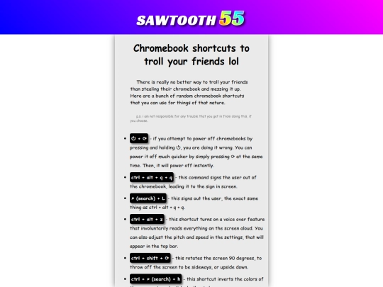 chromebooktroll screenshot