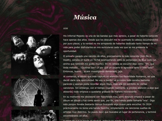 secciones/musica screenshot