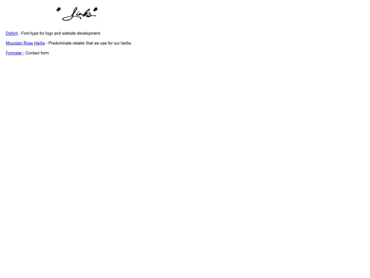 links screenshot