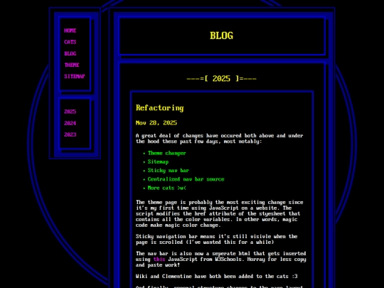 blog screenshot