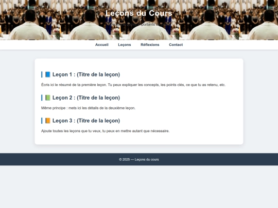 lecons screenshot