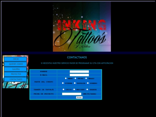 paginas/contactanos screenshot