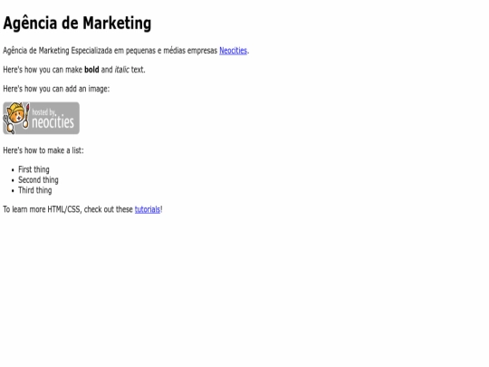 index screenshot