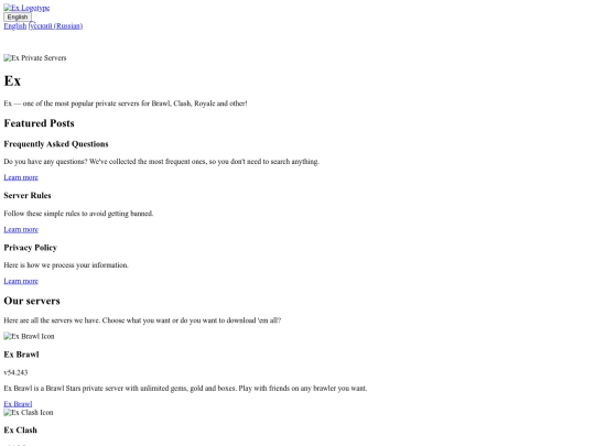 index screenshot
