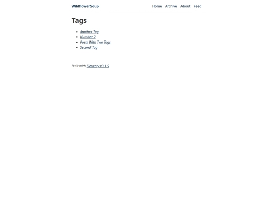 tags screenshot