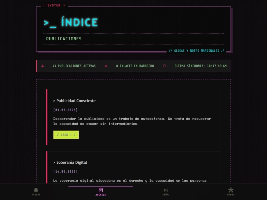 indice screenshot