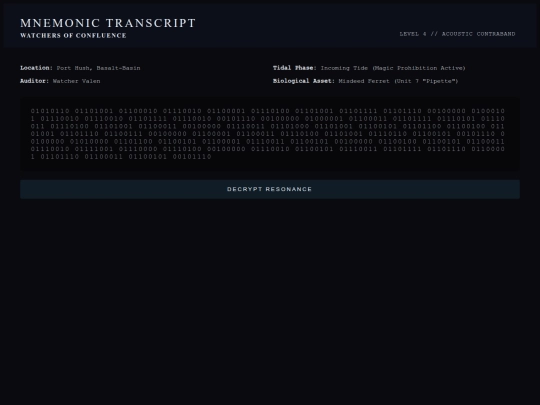 Atheria/port-hush-decode screenshot