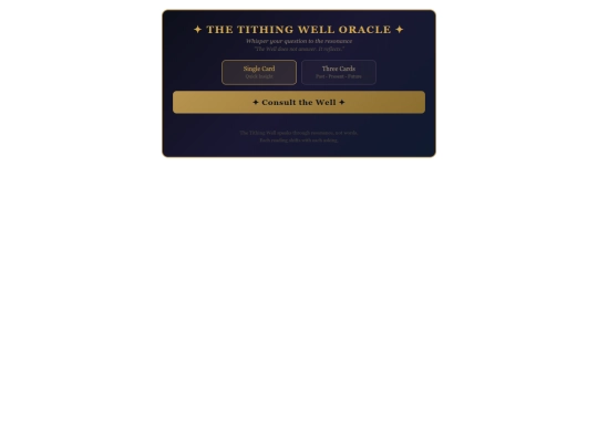TitheOracle screenshot